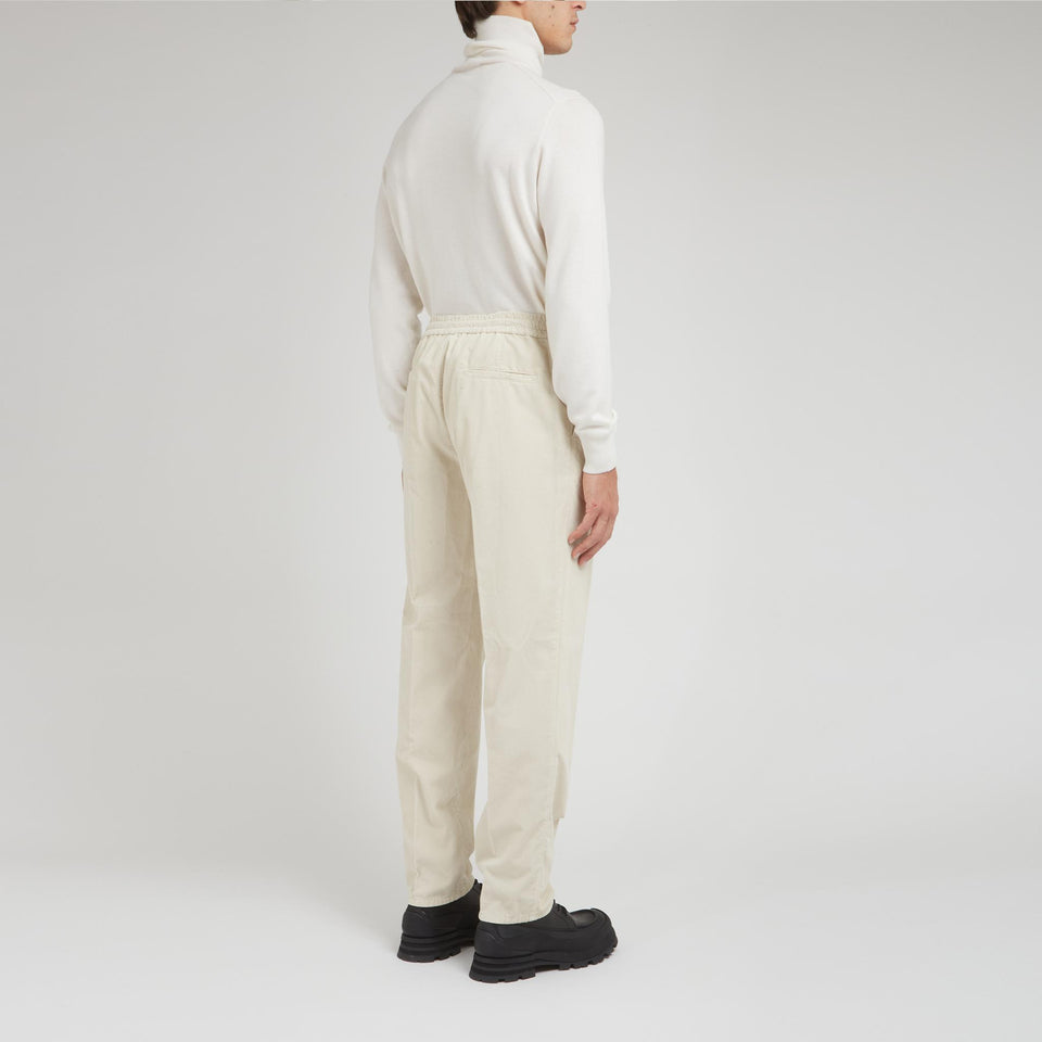 Maglia in cashmere beige