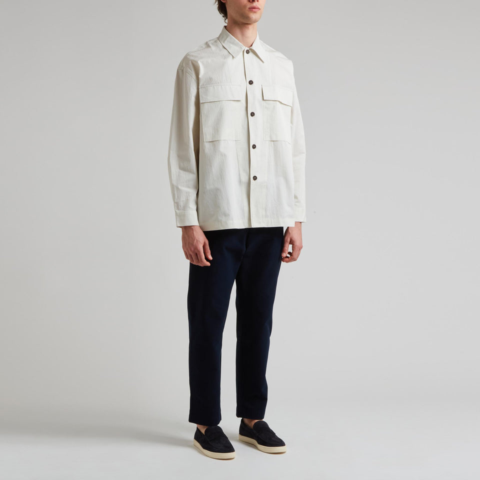 Camicia in cotone bianca