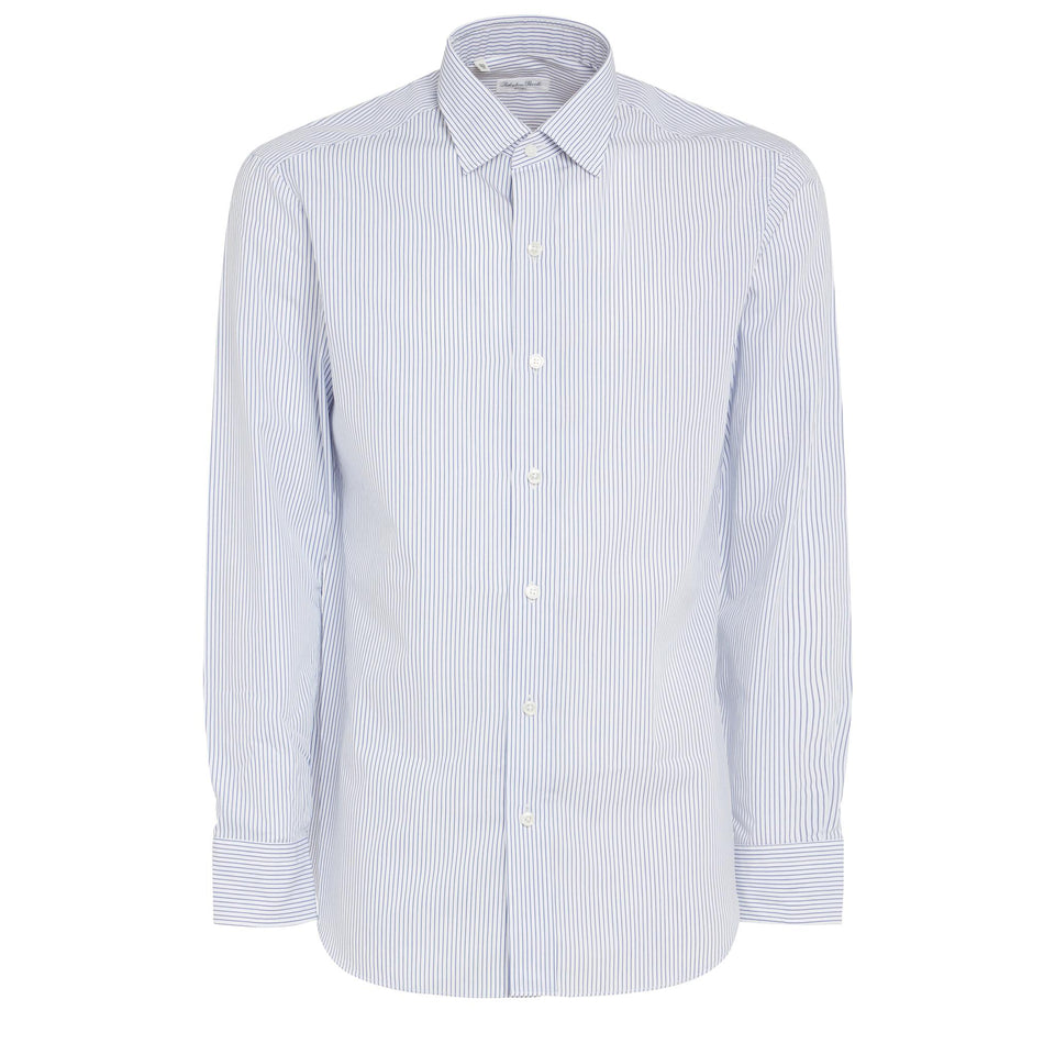 Camicia in cotone blu - GIO MORETTI