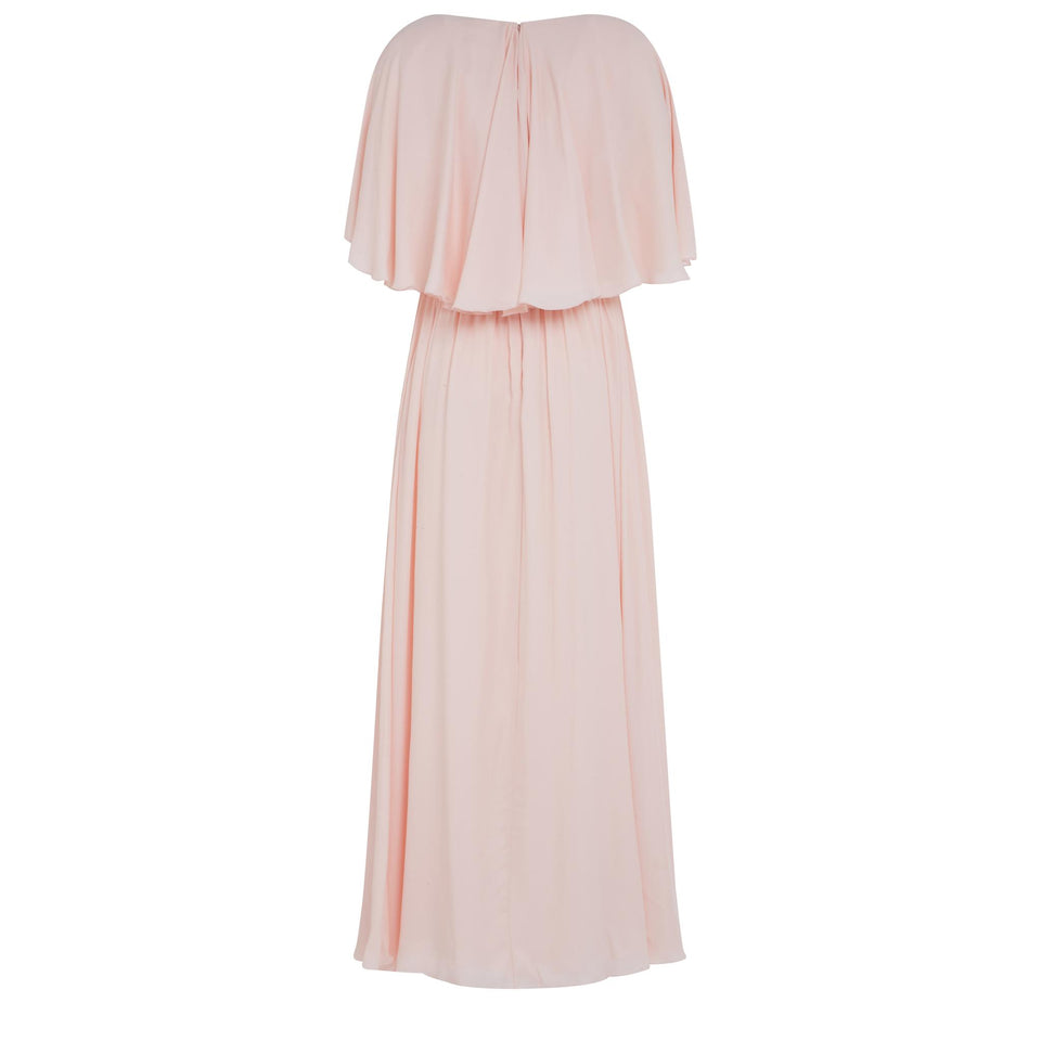 Abito in seta rosa