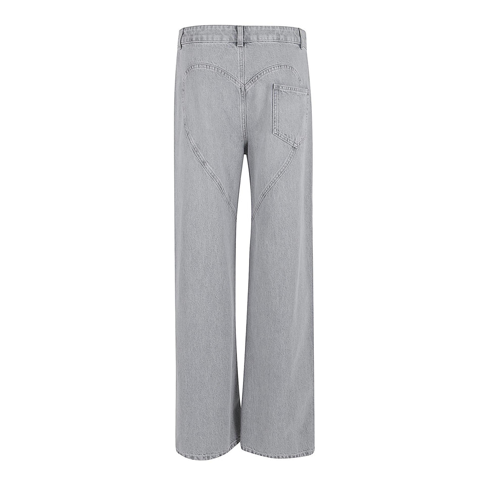 Jeans in denim grigio PA0070DE01 GRY AREA NEW YORK