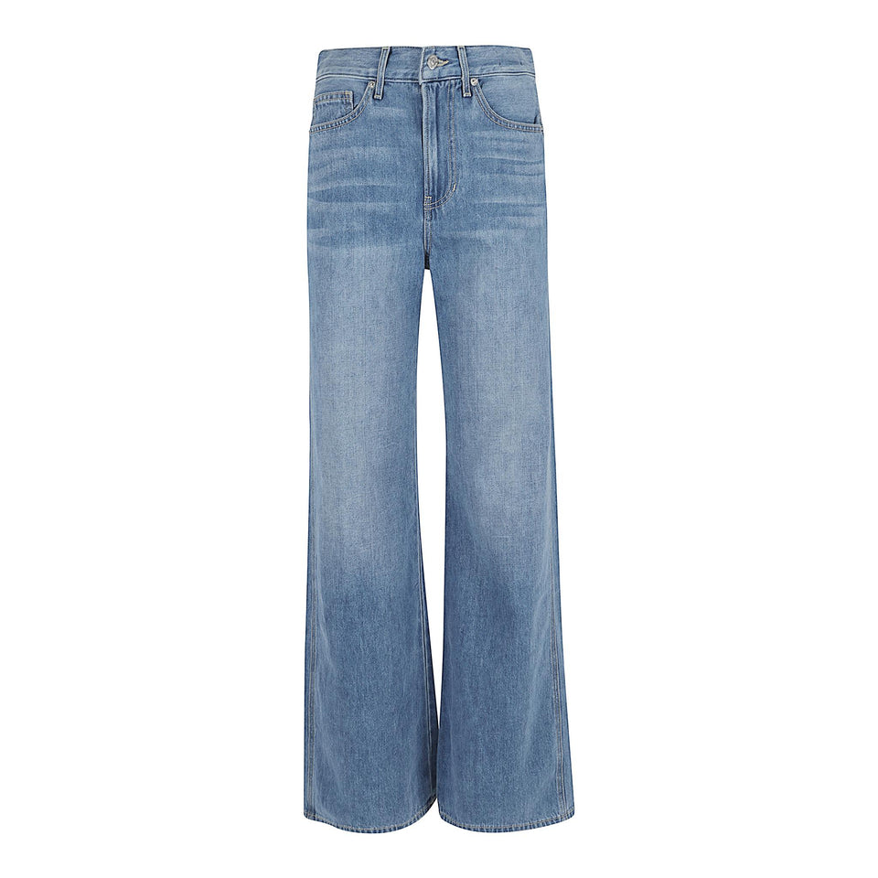 Jeans svasato in denim azzurro J2508D221040FN B1094 VERONICA BEARD