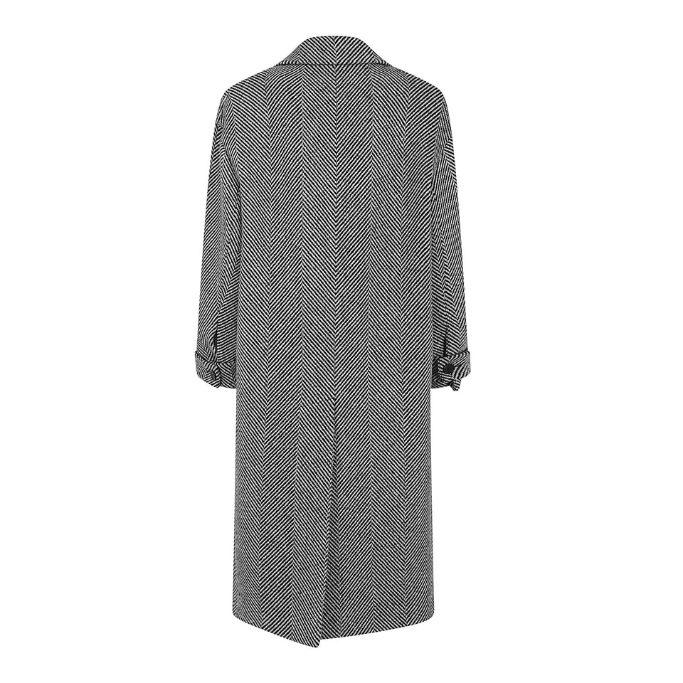 Cappotto in cashmere grigio D476D301 UAPT4701 ERMANNO SCERVINO