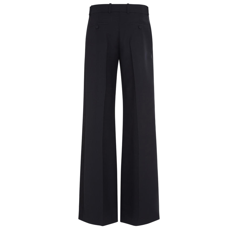 Pantalone in lana nero