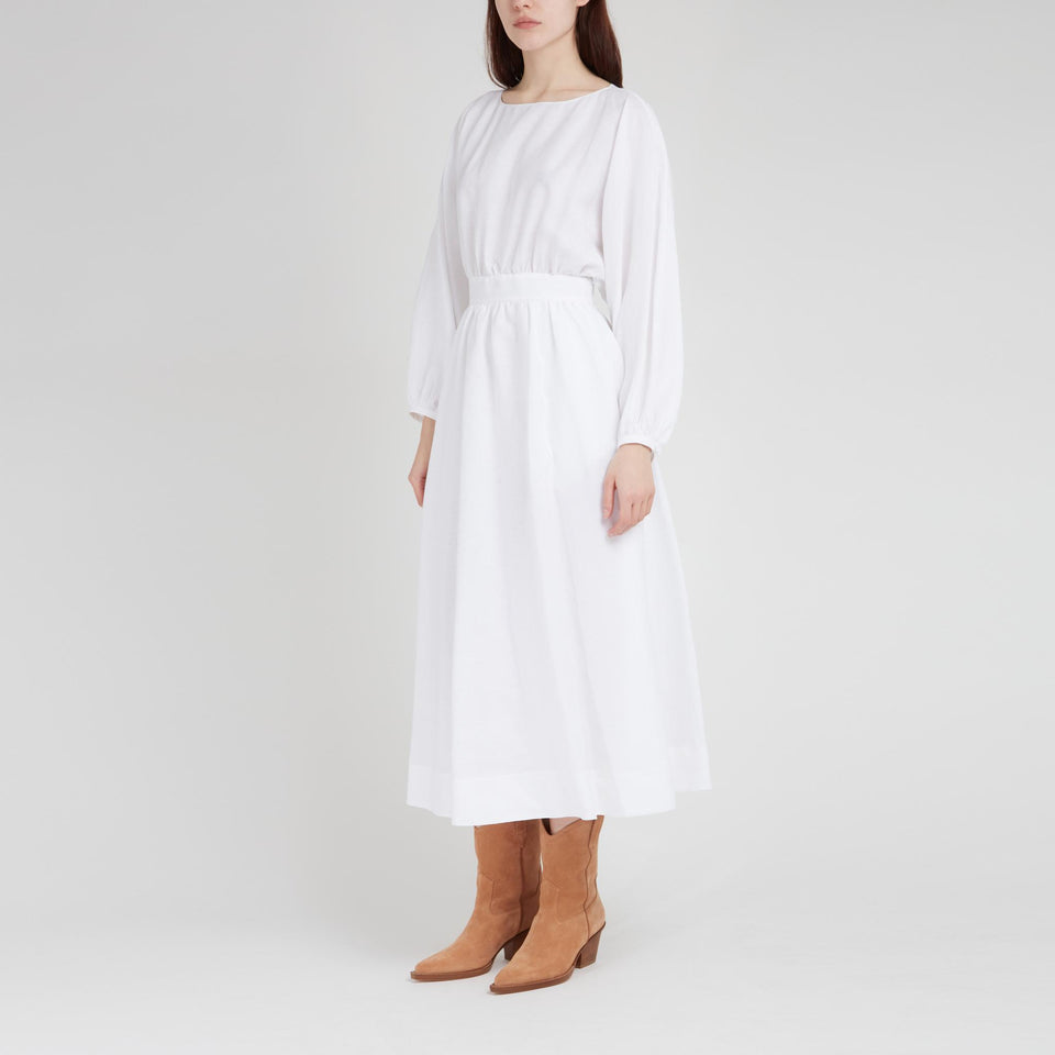 Abito "Ahmose" in lino bianco