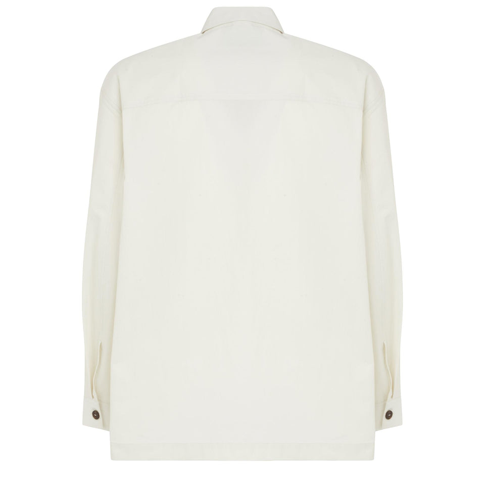 Camicia in cotone bianca