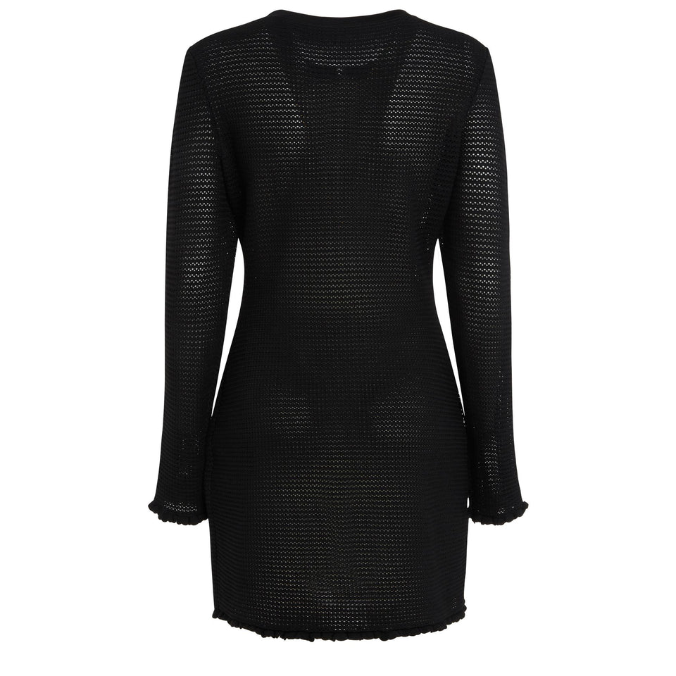 Abito in tessuto nero