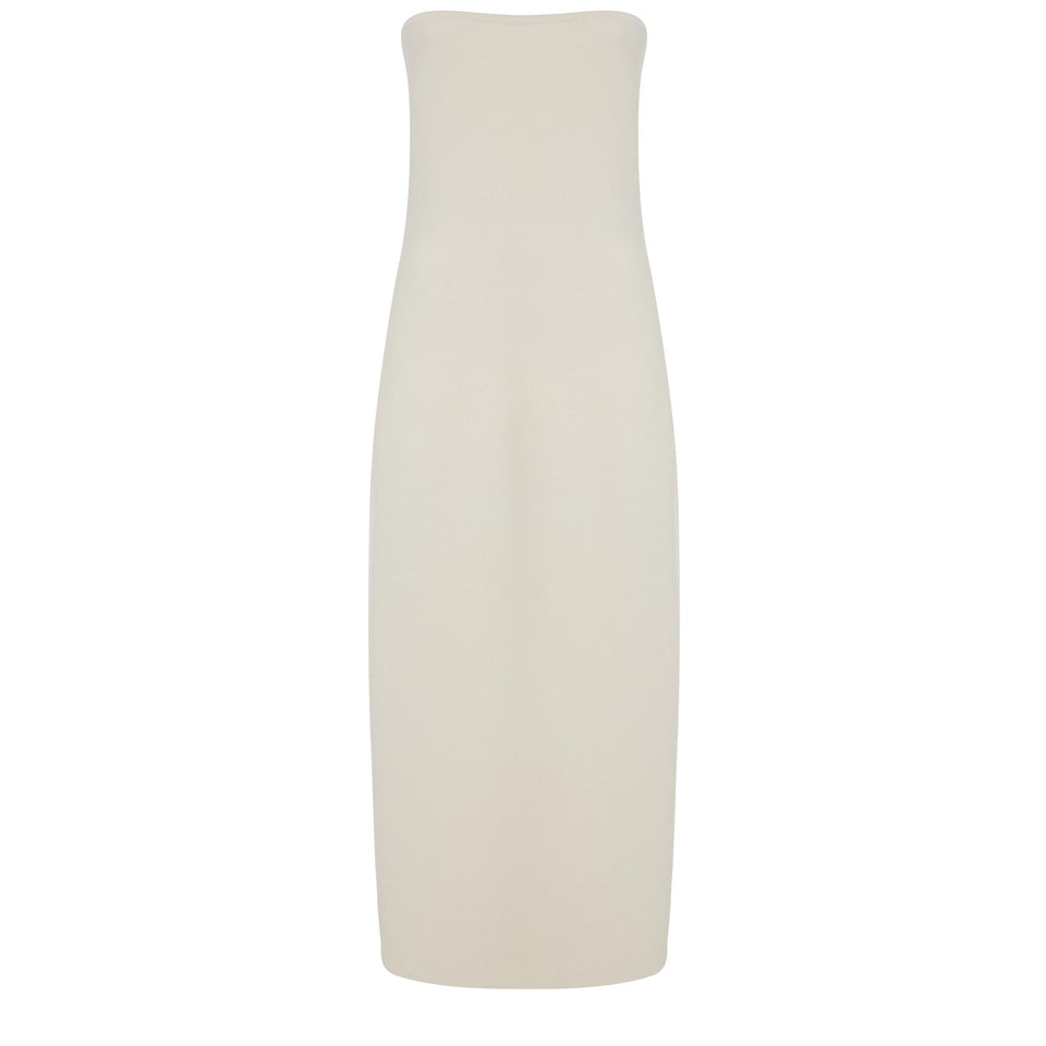 "Immanuel" dress in white wool