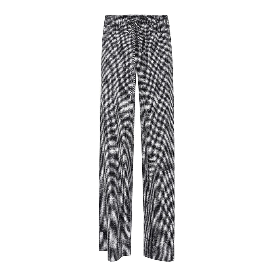 Pantalone in tessuto grigio D472P702 YWSS4730 ERMANNO SCERVINO