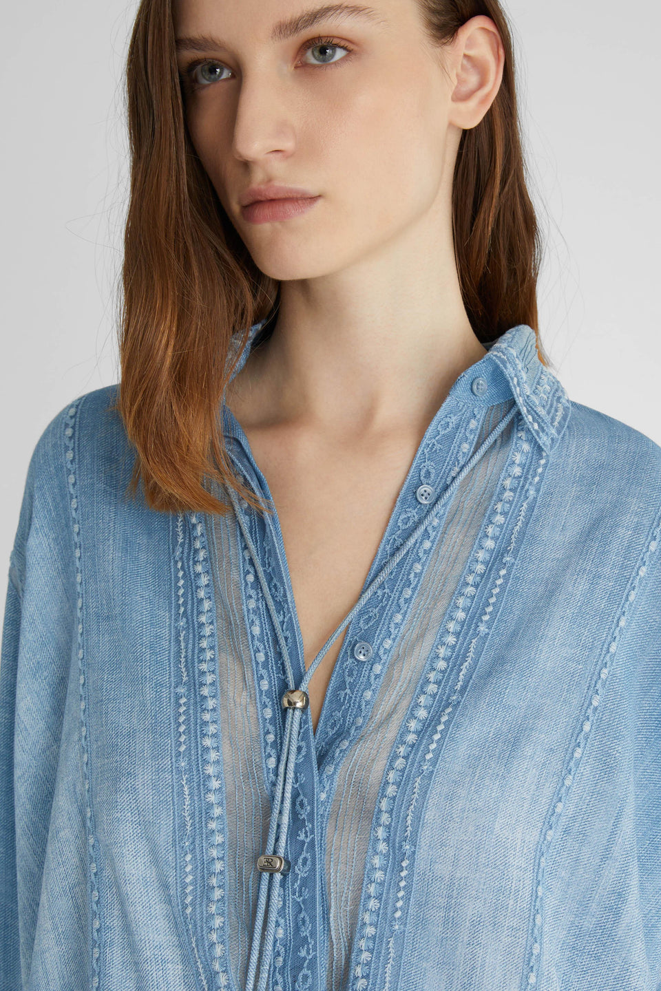 Light blue denim shirt