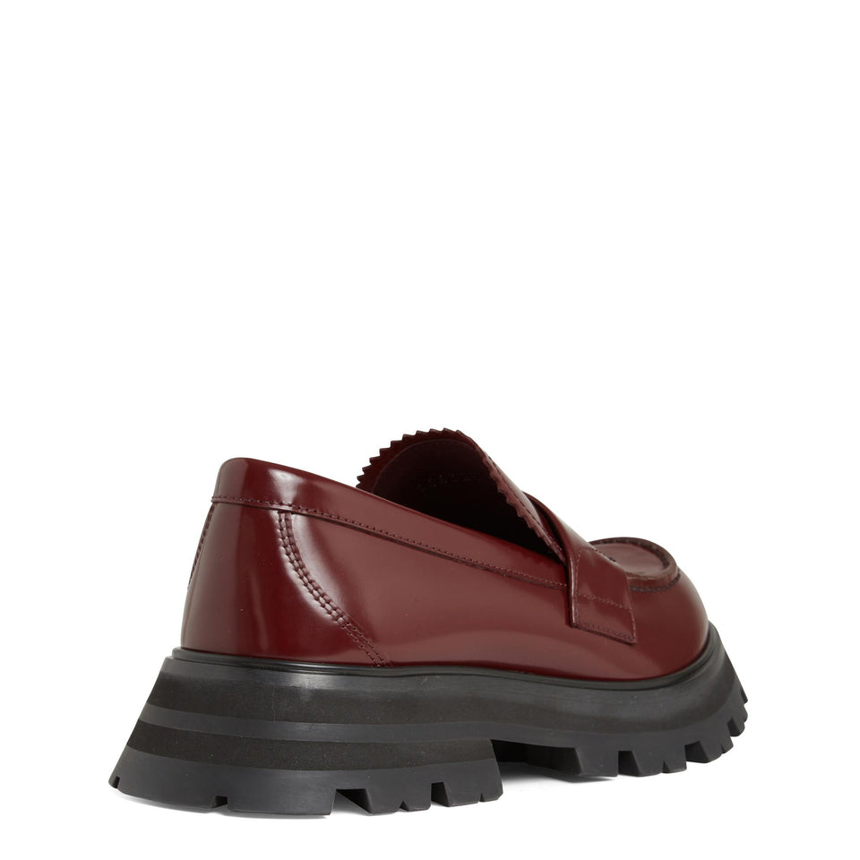 Mocassini ''Wander'' in pelle marrone 666328 WIDU06159 ALEXANDER MCQUEEN