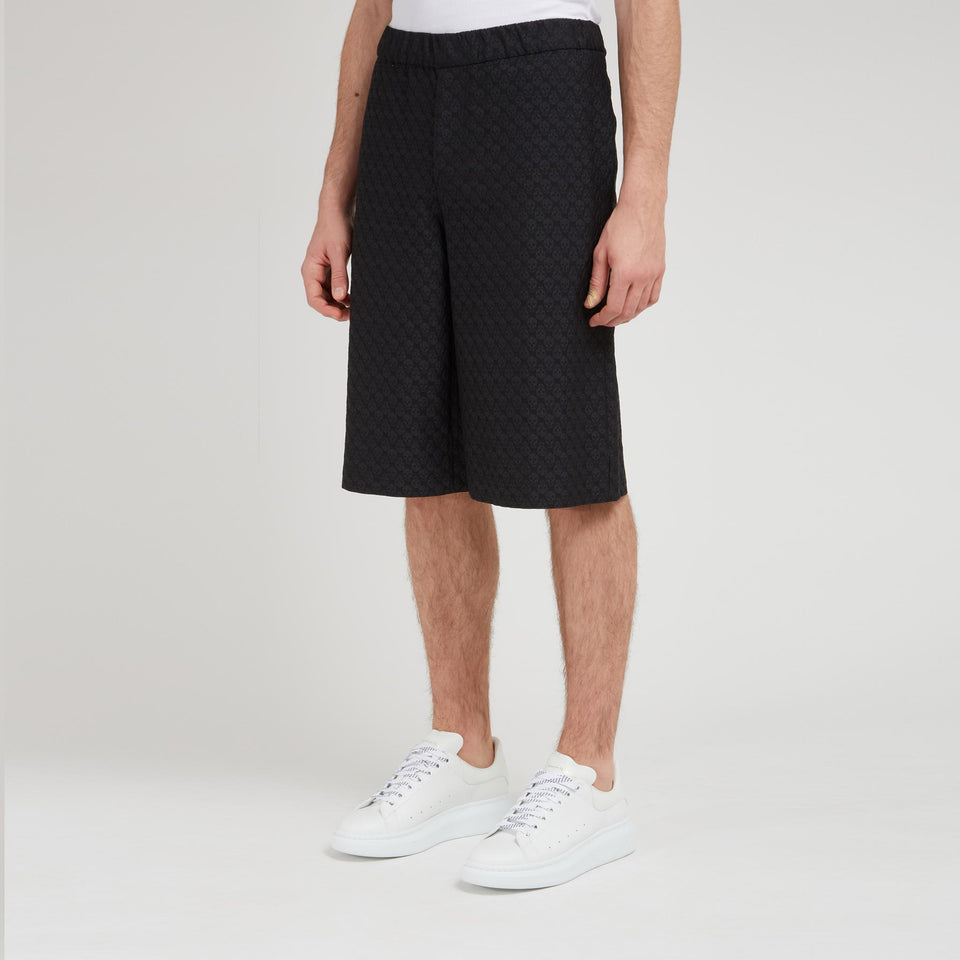 Shorts in tessuto neri