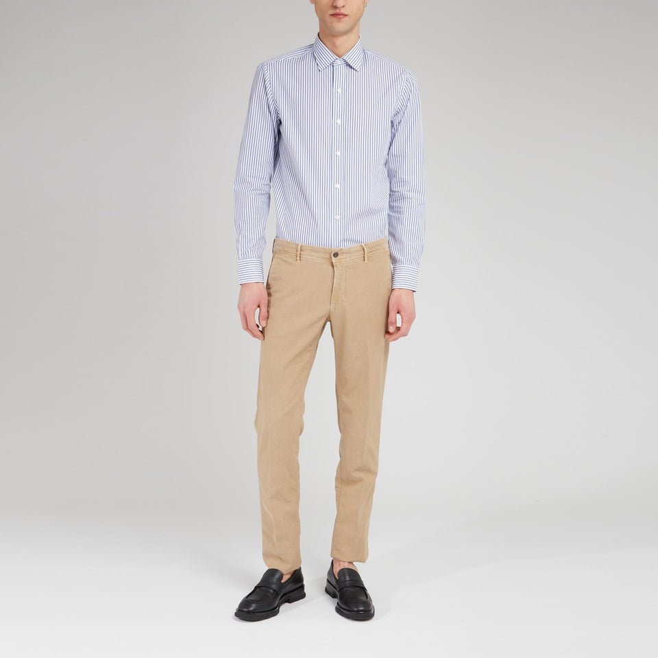 Camicia in cotone blu - GIO MORETTI