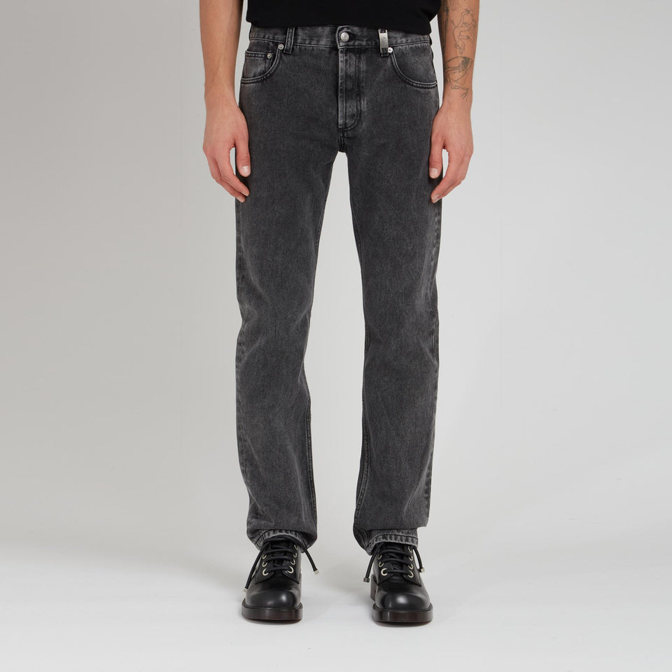 Jeans in denim grigi