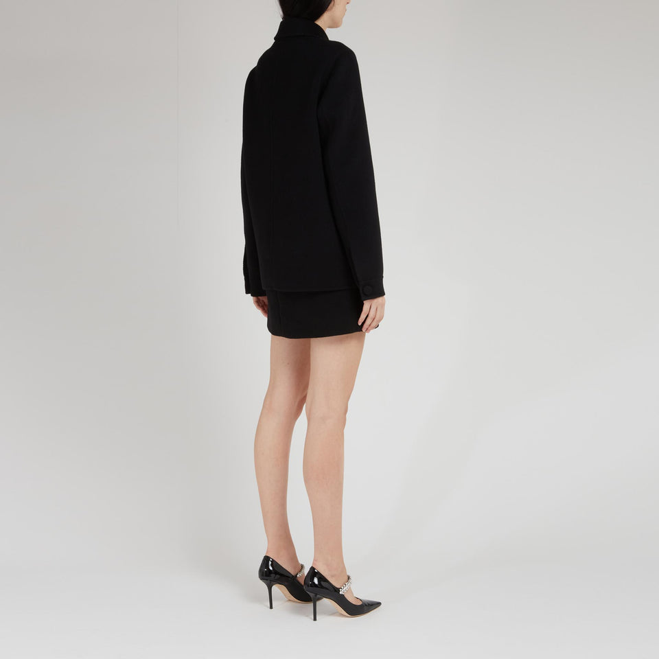 Chore jacket "Ulu" in cashmere nera