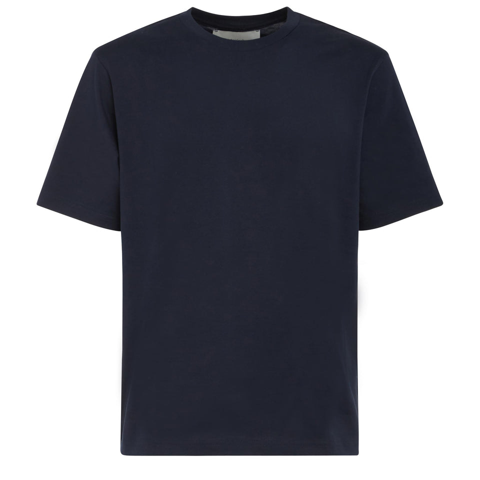 "Bric" T-shirt in blue cotton