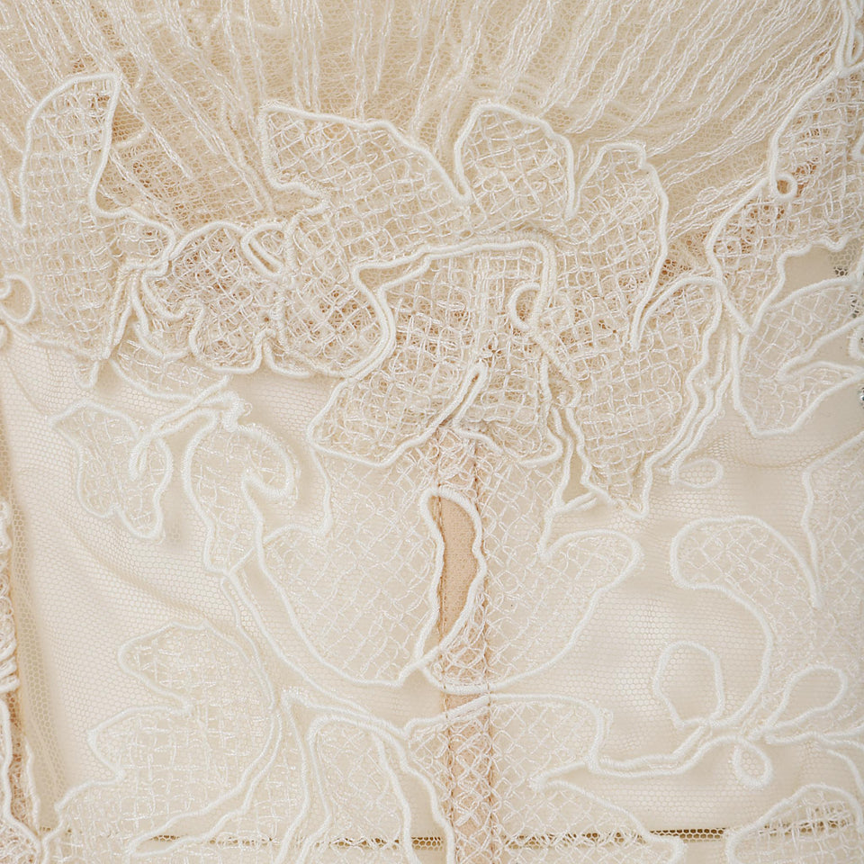 Top in pizzo bianco D472L725 ZEQ10701 ERMANNO SCERVINO