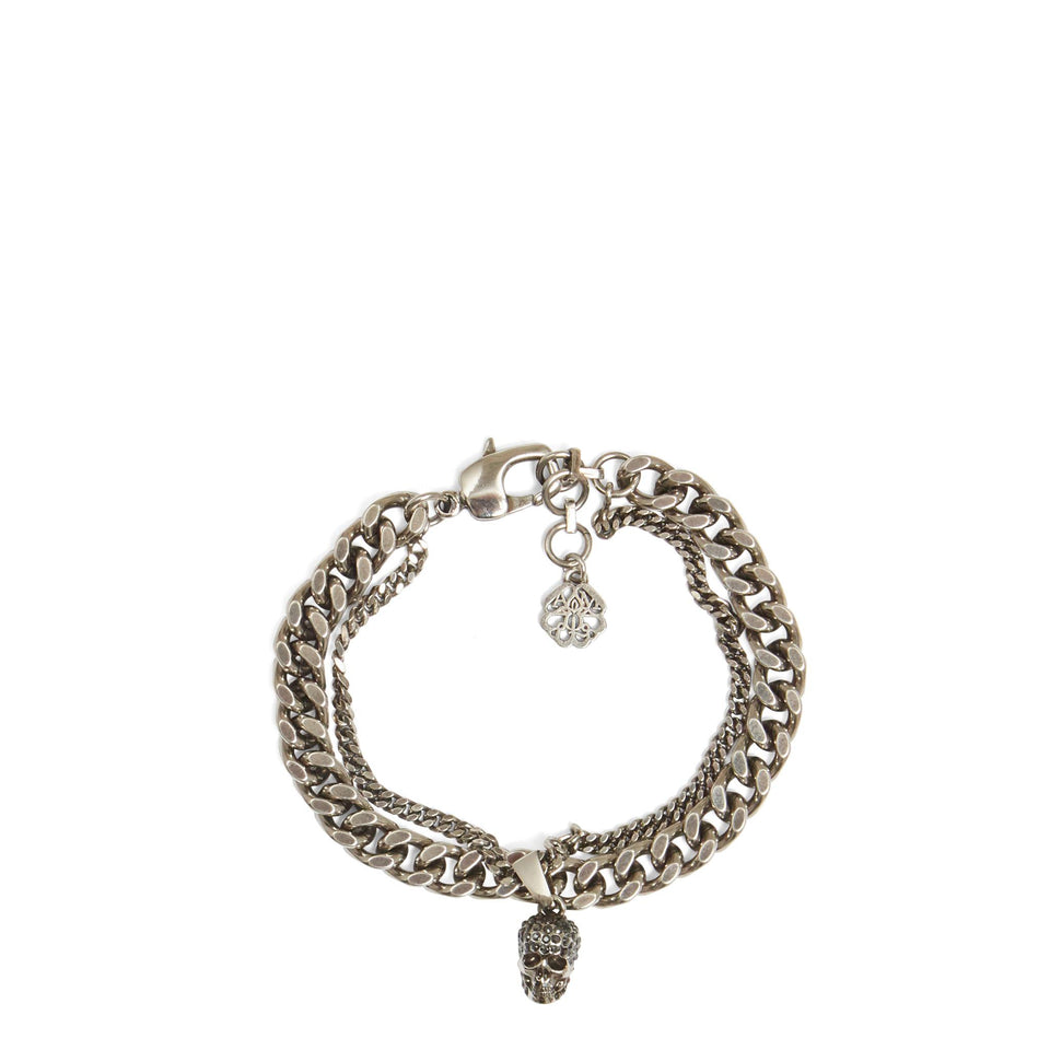 Bracciale in ottone argentato - GIO MORETTI