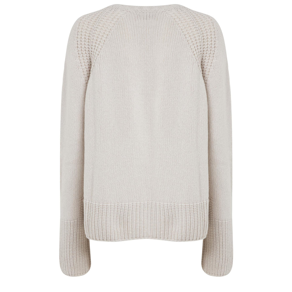 Maglia "Livia" in cashmere beige