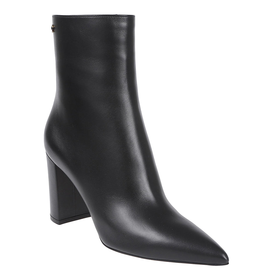 Stivaletto "Lyell" in pelle nero G73134 85RICVGIBLACK GIANVITO ROSSI