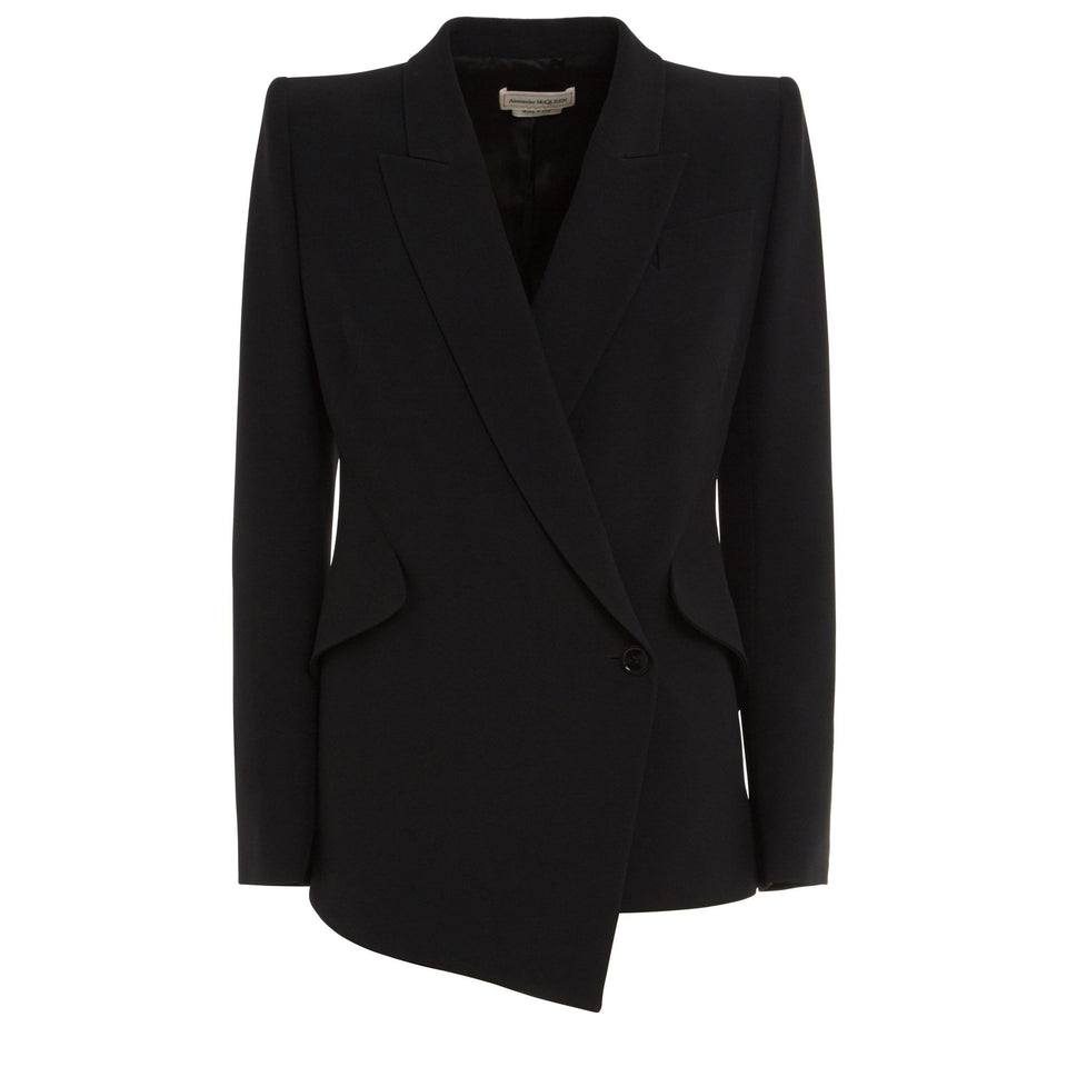 Giacca in tessuto nera - GIO MORETTI