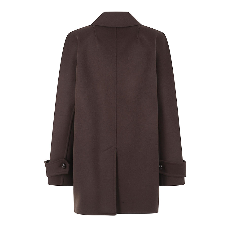 Cappotto in cashmere marrone D476D702 NKW91018 ERMANNO SCERVINO