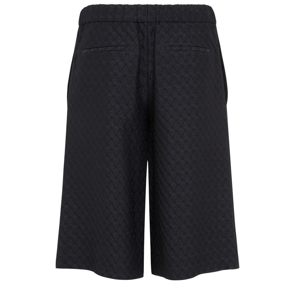 Shorts in tessuto neri