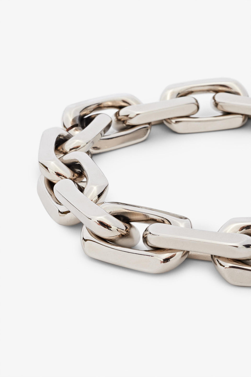 Collana in alluminio e ottone argentata - GIO MORETTI