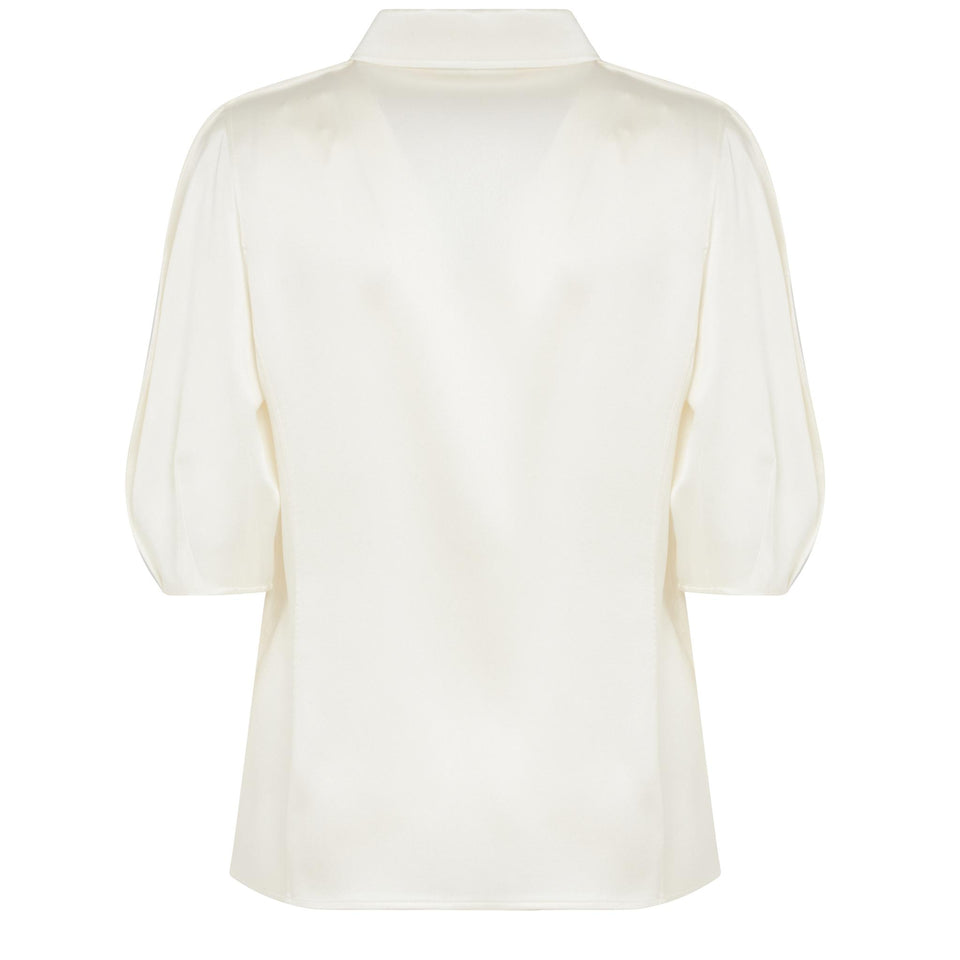 Camicia "Sansi" in seta bianca