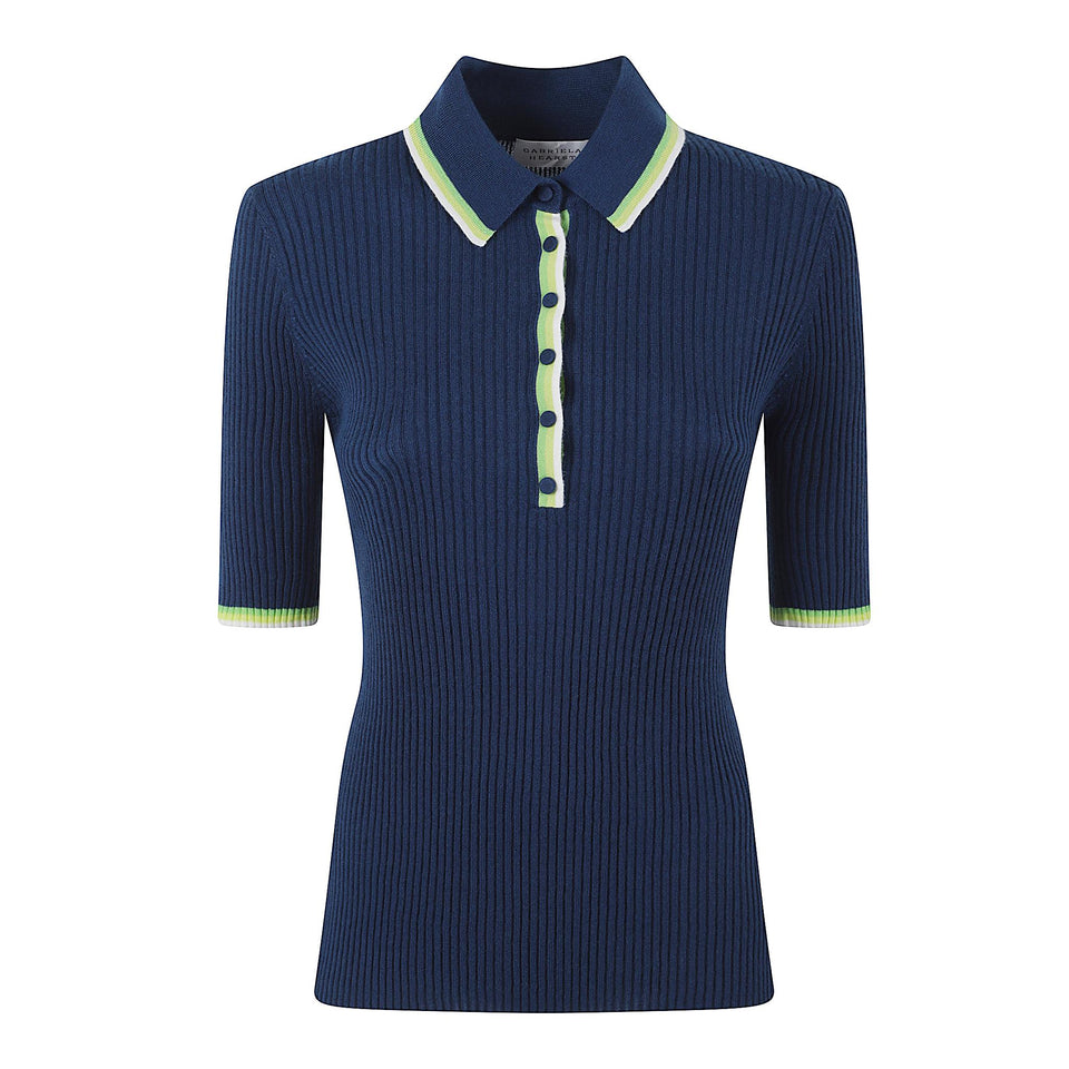 Polo in lana blu 4259124 A003WAD GABRIELA HEARST