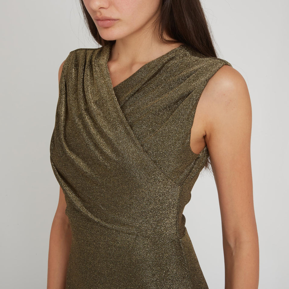 Abito "Tomas" in jersey marrone