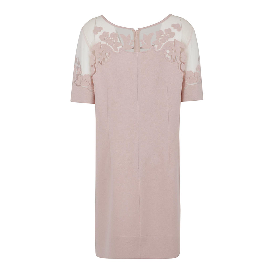 Abito in tessuto rosa D472Q350 LWHB51512 ERMANNO SCERVINO