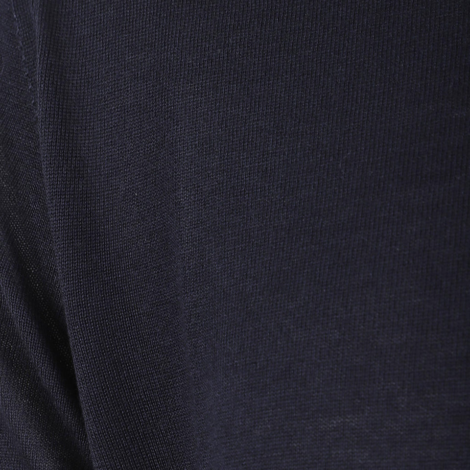 T-shirt in cashmere blu FW25K72LPRO 9905 BRETT JOHNSON