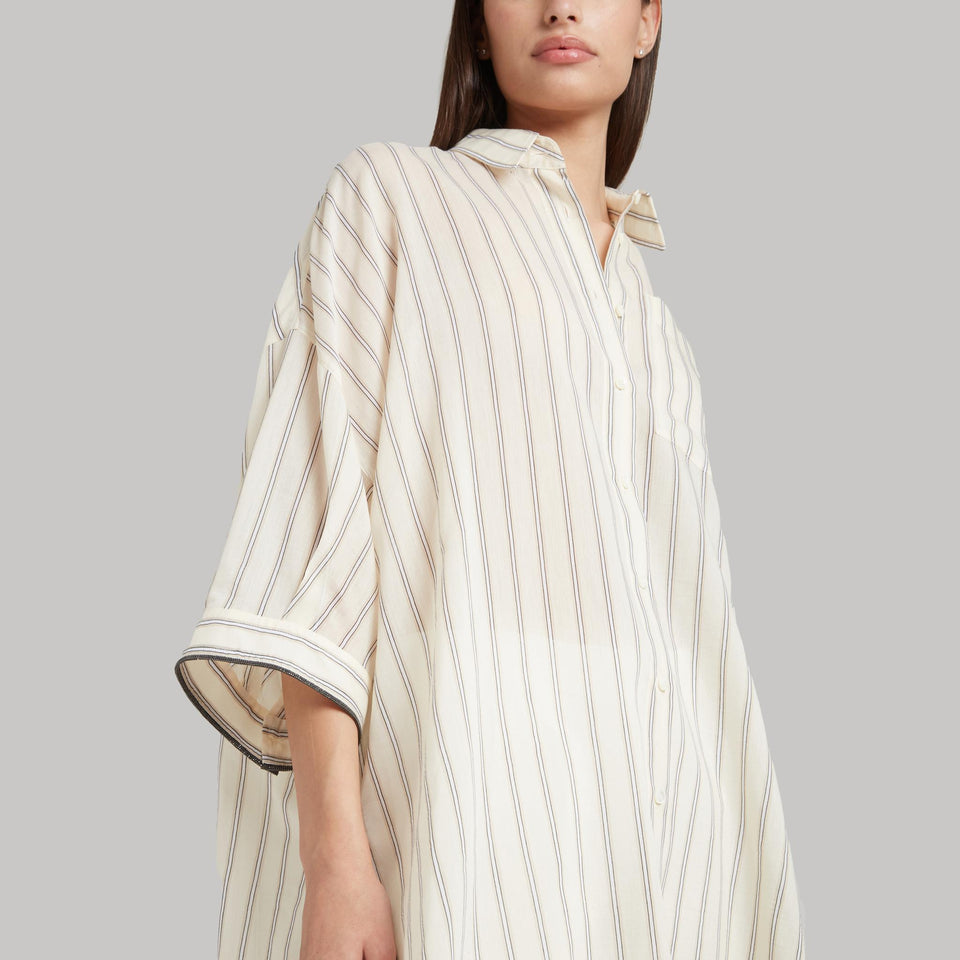 Camicia in cotone bianca