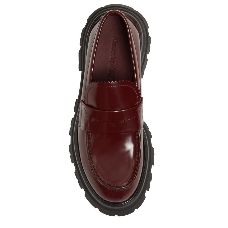 Mocassini ''Wander'' in pelle marrone 666328 WIDU06159 ALEXANDER MCQUEEN