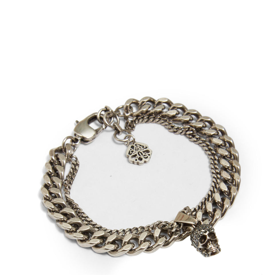 Bracciale in ottone argentato - GIO MORETTI