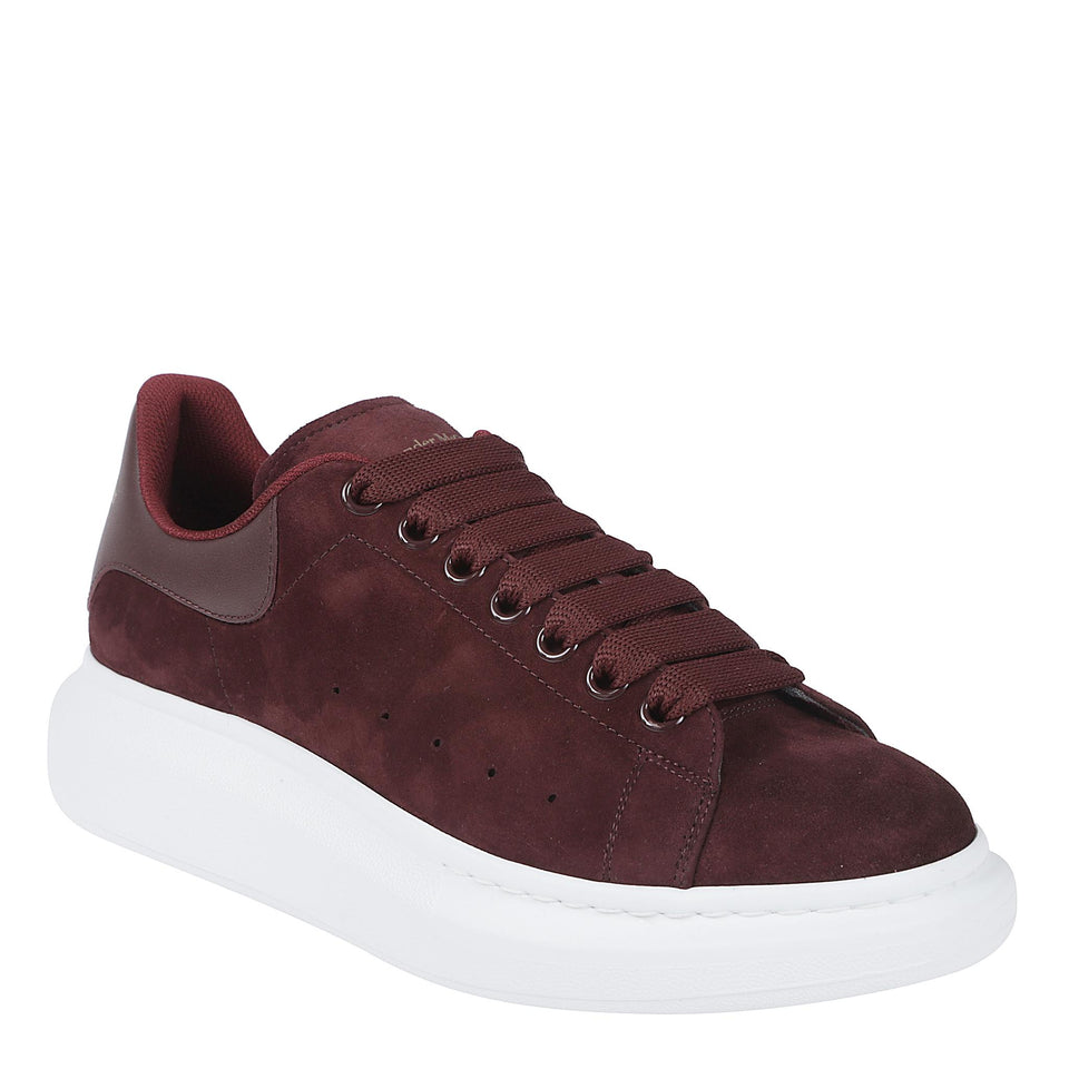 Sneakers oversize in suede bordeaux 553680 WIAJH6030 ALEXANDER MCQUEEN