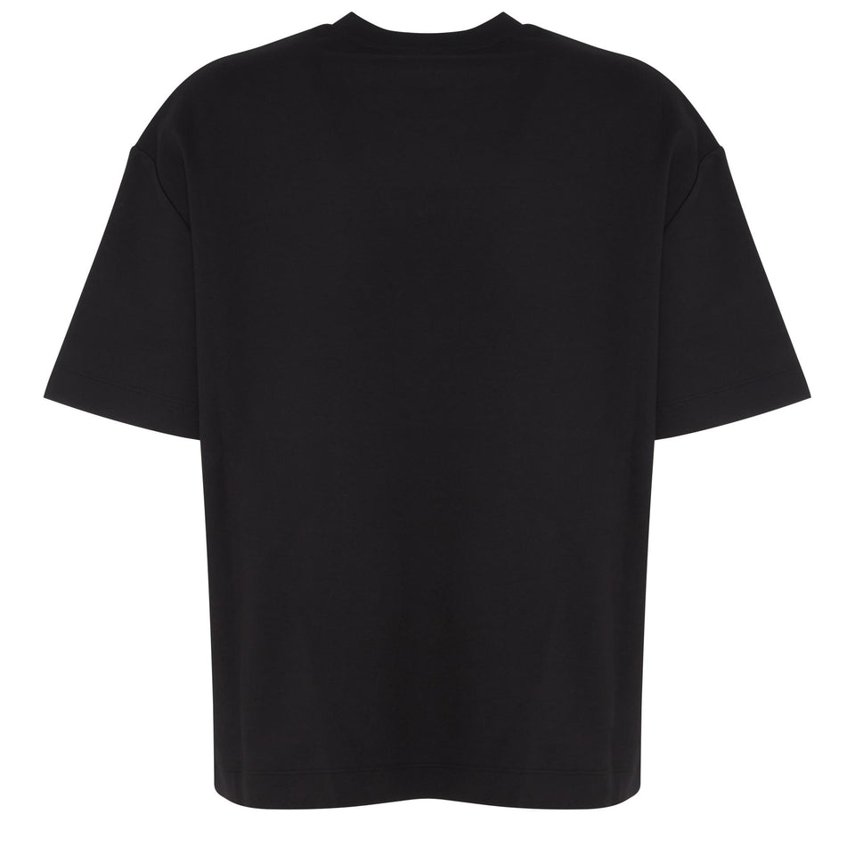 T-shirt in tessuto nera