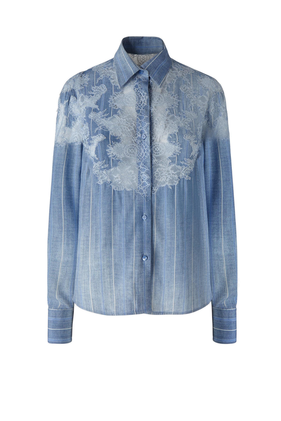 Camicia in denim blu