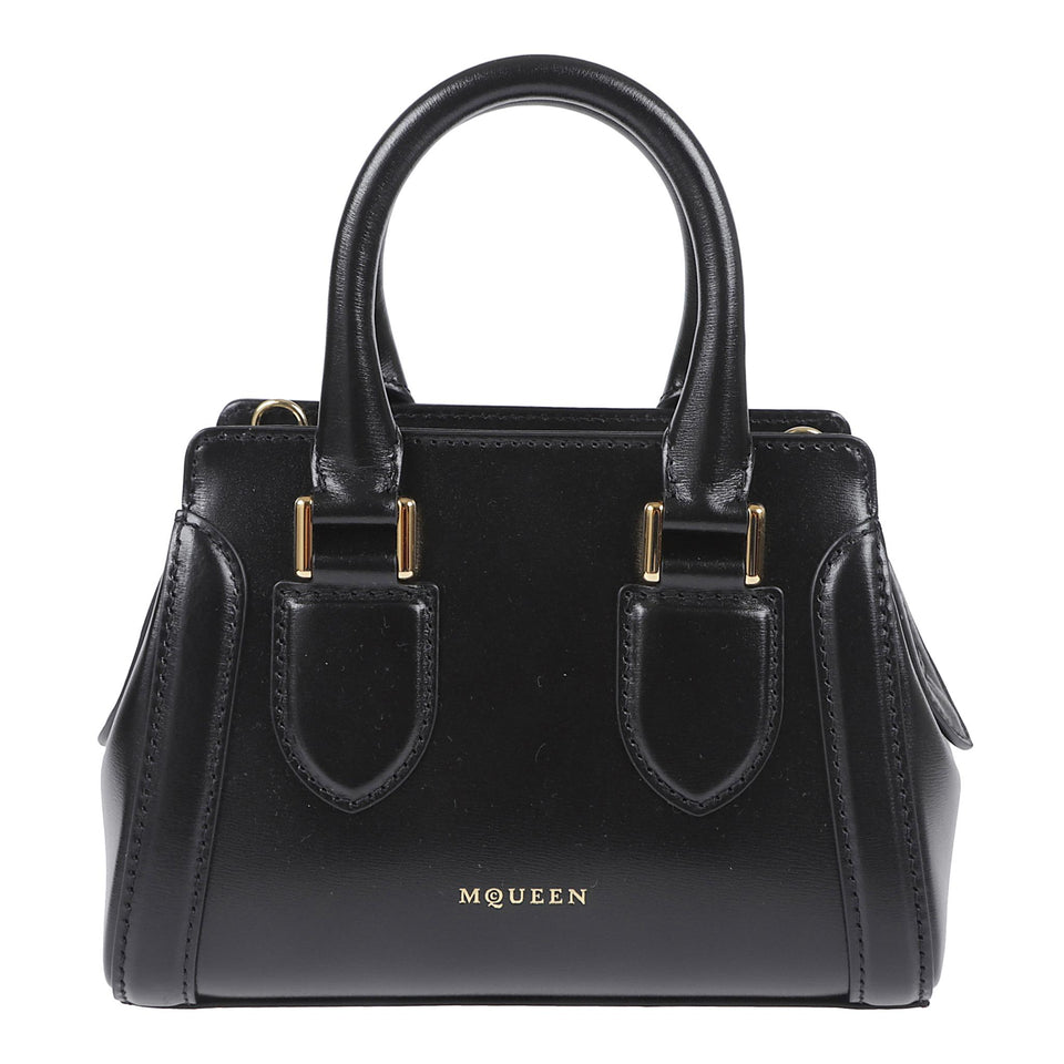 Borsa ''Birdee'' mini in pelle nera 827120 1MAAC1000 ALEXANDER MCQUEEN