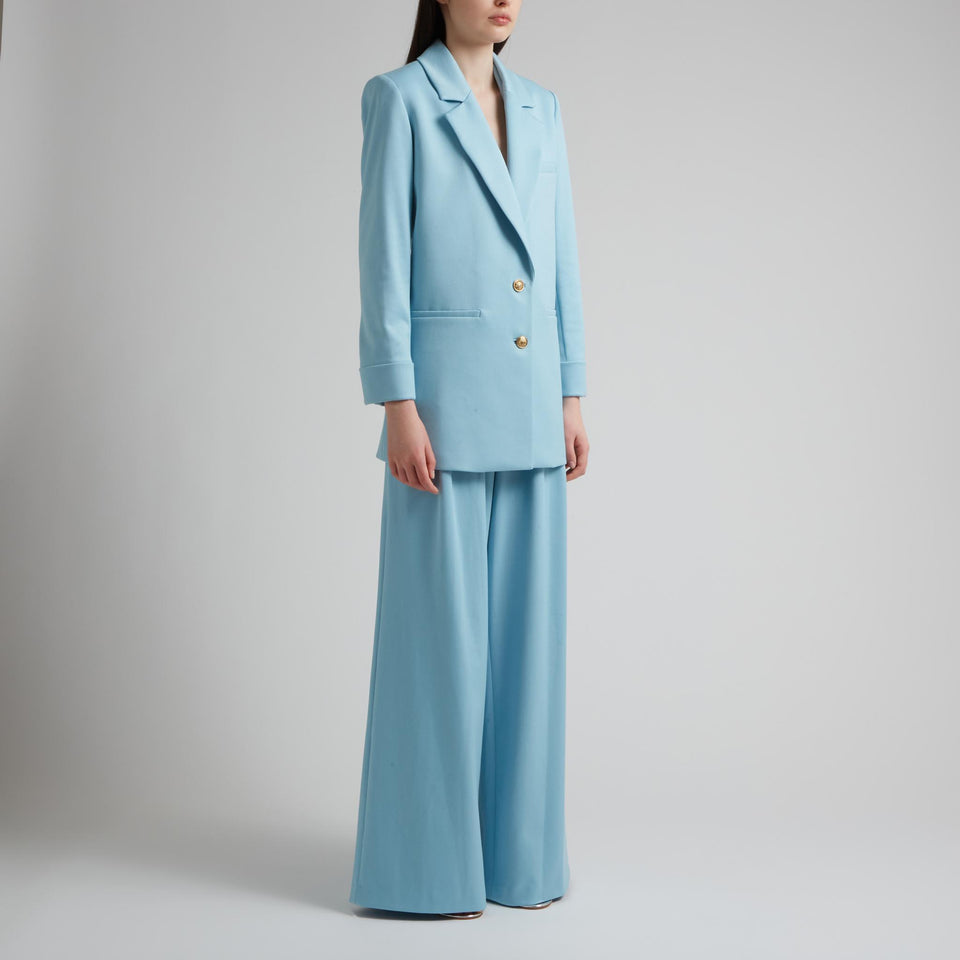 "Margot" blazer in light blue fabric