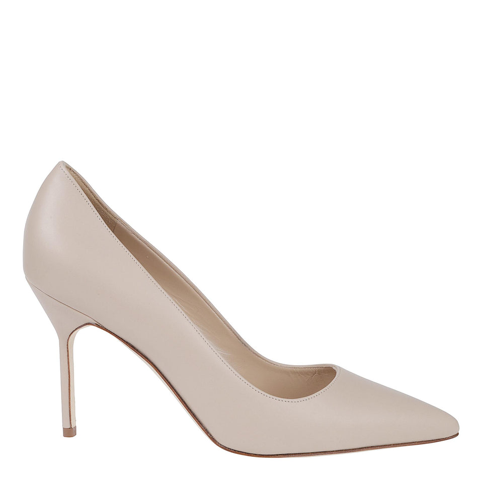 Decolletè "BB Pick" 90 in pelle nude 9XX-0511 MNUD MANOLO BLAHNIK