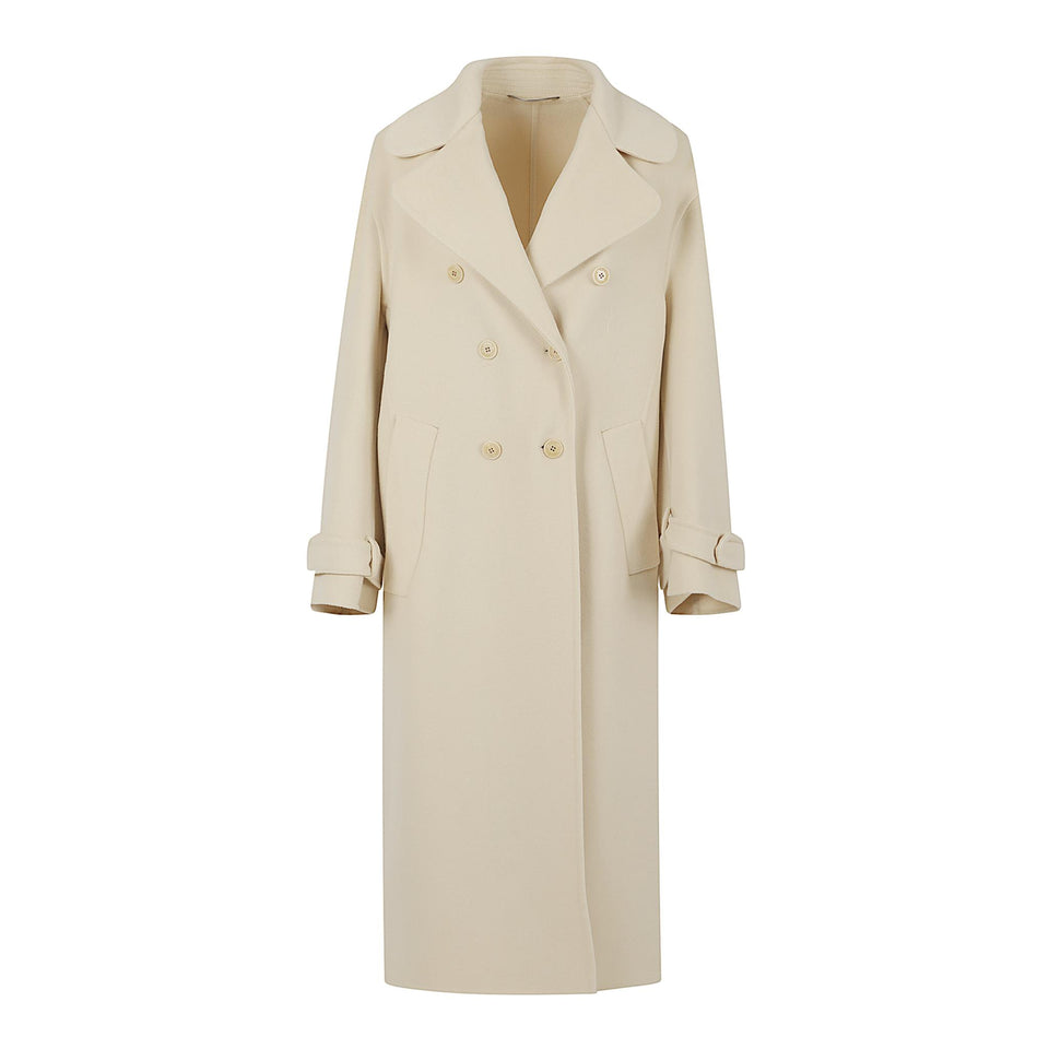 Cappotto in cashmere beige D476D722 NKW30815 ERMANNO SCERVINO