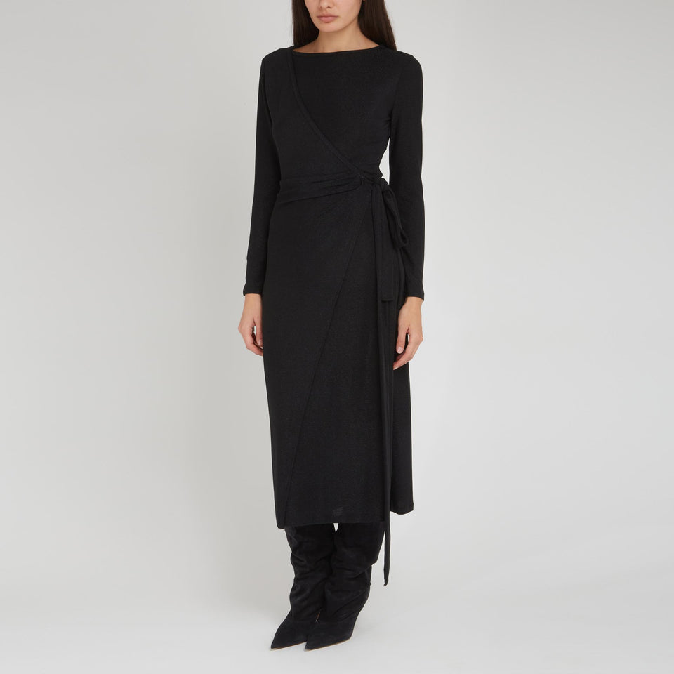 Abito "Simona" in jersey nero