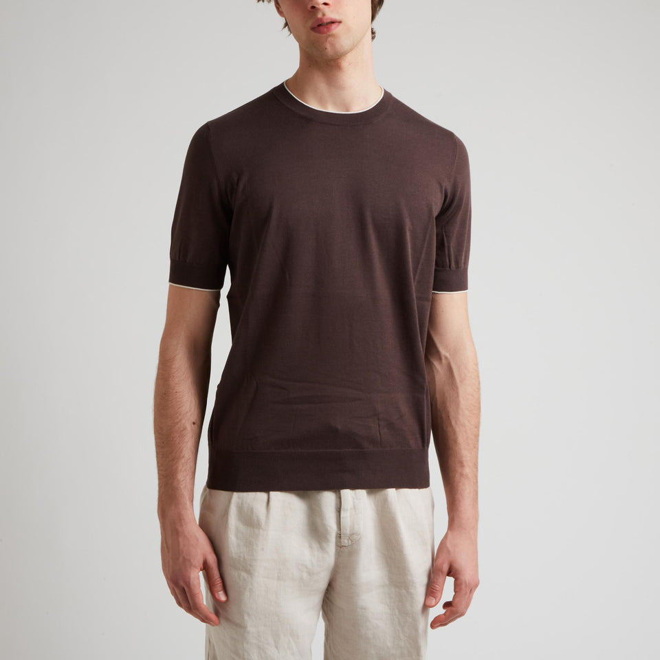 Maglia in cashmere marrone