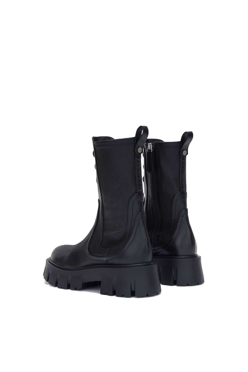 Biker in pelle nero D418Z481 VTL95708 ERMANNO SCERVINO