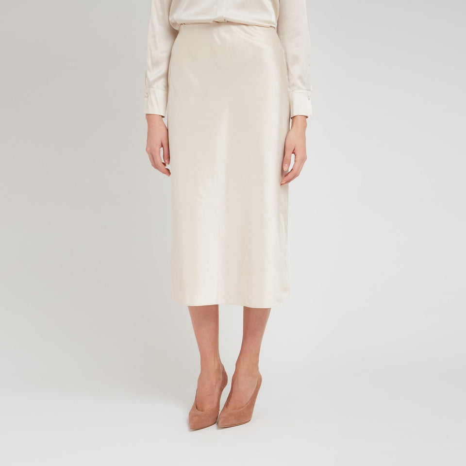 Gonna "Maeve" in tessuto beige