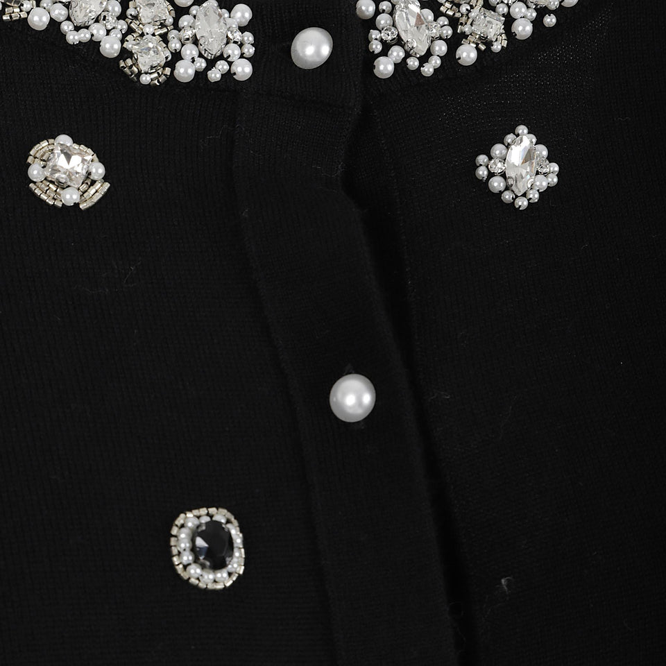 Cardigan in lana nera CC510533701 A001 ALICE & OLIVIA