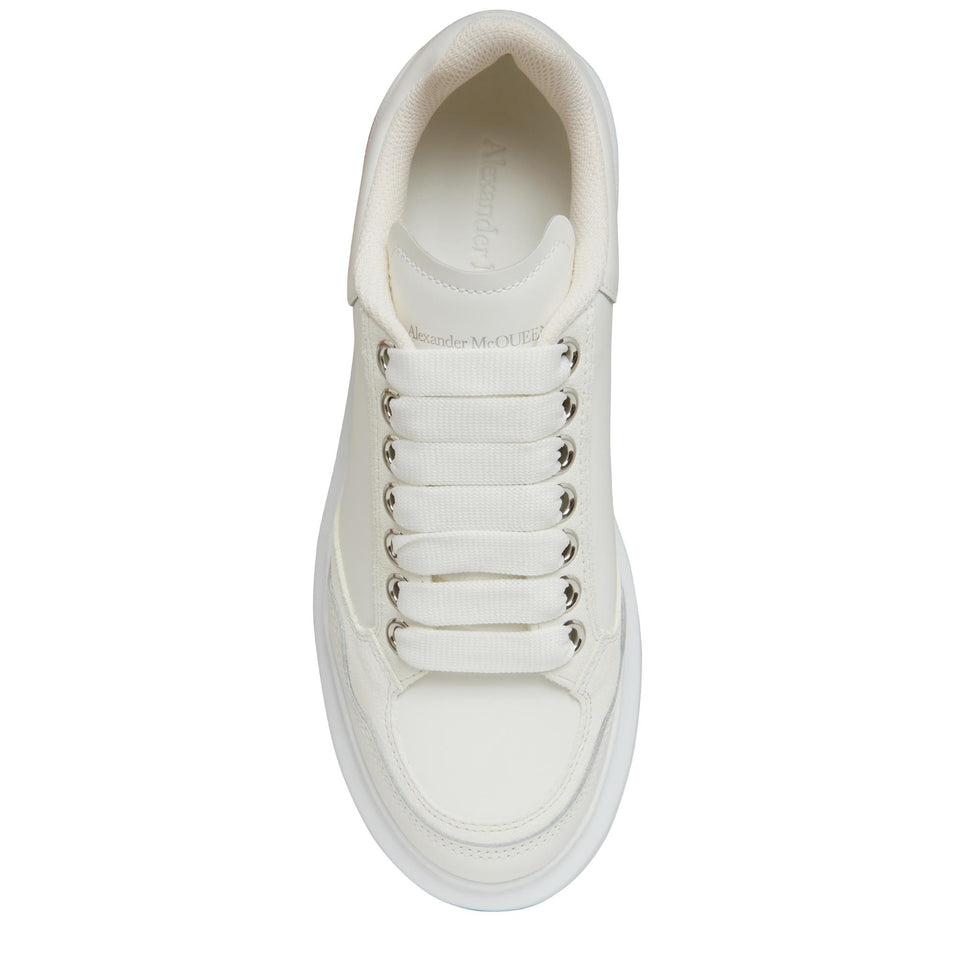 Sneakers ''Larry'' in pelle bianca 758982 WIBN29000 ALEXANDER MCQUEEN