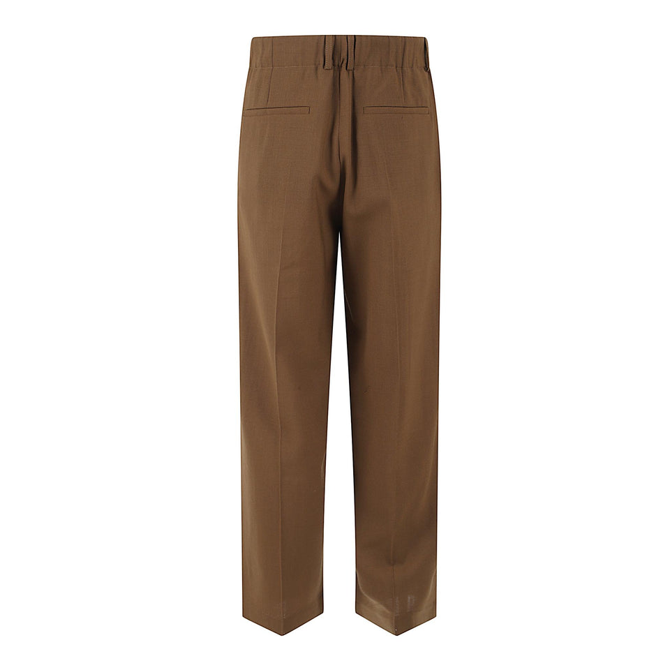 Pantalone in tessuto marrone NOAM SNM-1186TOBACCO STUDIO NICHOLSON